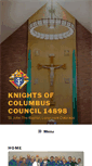Mobile Screenshot of kofc14898.org