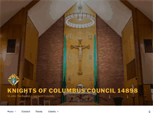 Tablet Screenshot of kofc14898.org